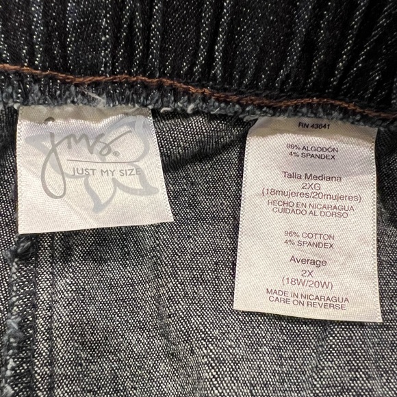 NWT JMS Just My Size Classic Stretch Jeans - Picture 2 of 13